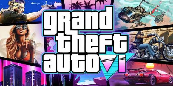 Das Banner des Spiels Grand Theft Auto 6 