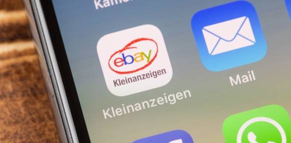 eBay Kleinanzeigen-App auf einem Smartphone 