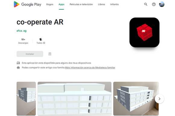 co-operate AR im Play Store 