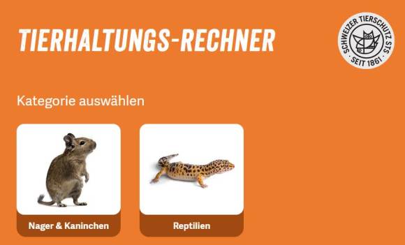 Banner des Tierhaltungsrechners 