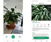 Zwei Screenshots aus der Plantiary-App