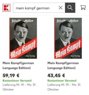 Hilters "Mein Kampf" im Kaufland-Shop
