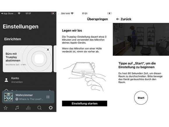 Sonos-App für iOS