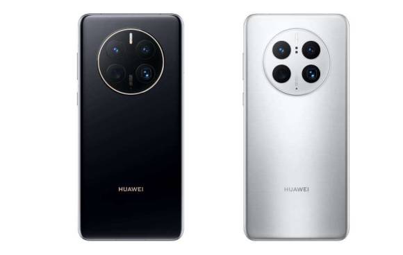 Das Huawei Mate 50 Pro in Schwarz und Silber 