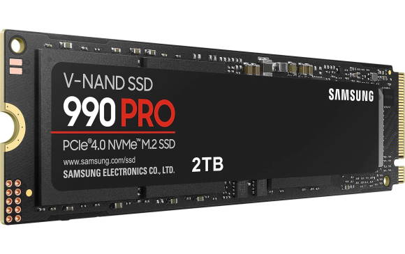 Ein Samsung-SSD 990 Pro 