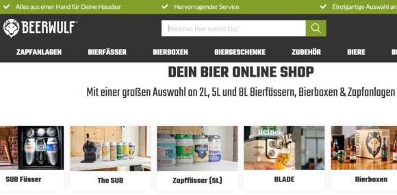 "Beerwulf"-Website