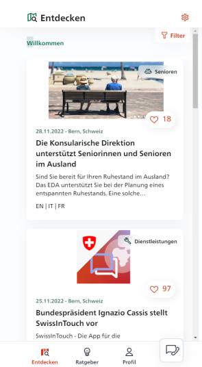 SwissInTouch-App