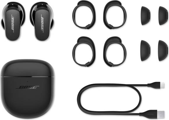 Lieferumfang der Bose QC Earbuds II 