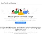 Google-Banner zum Erstellen einer Familiengruppe