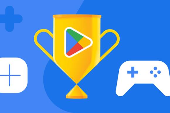Google-Play-Store-Banner zeigt einen goldenen Pokal 