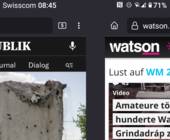 Der Wechsel von einem Browsertab zum anderen