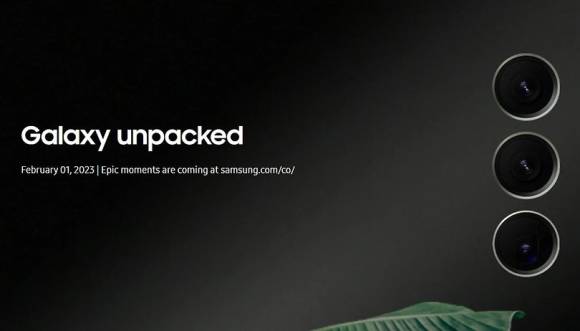 Ankündigungsbanner des Unpacked-Events 