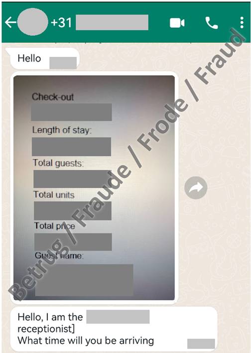 Screenshot einer gefälschten WhatsApp-Meldung Screenshot einer gefälschten WhatsApp-Meldung
