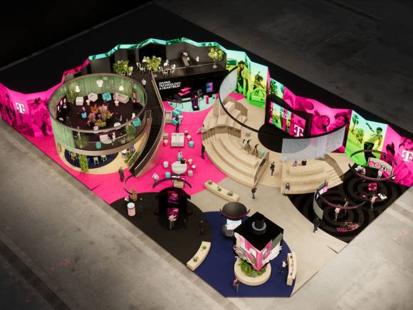 Telekom-Stand in Halle 3