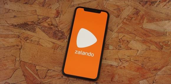 Zalando-App auf einem Smartphone 