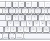 Ein Auschnitt von einer Apple-Tastatur