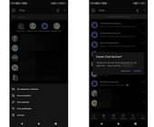 Zwei Screenshot aus der Teams-App