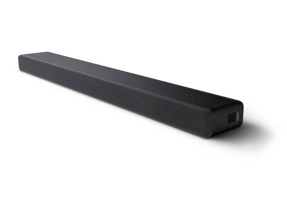 Die Sony Soundbar HT-A3000, in Form eines langen schwarzen Quaders 