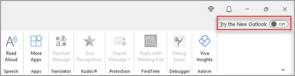 Screenshot des Kippschalters