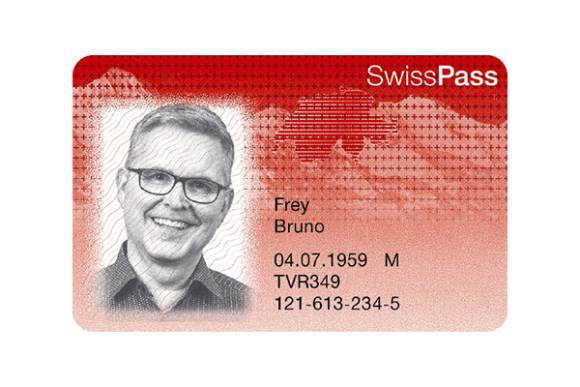 Beispiel eines Swisspass 