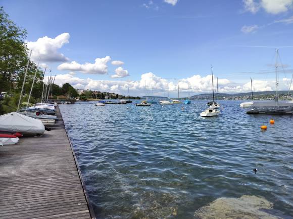 Landschaftsaufnahme Zürichsee 