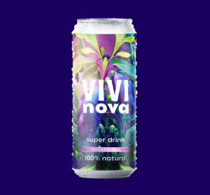 Eine Dose des neuen Vivi Nova Getränks 