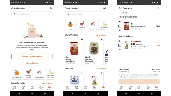 Die neue Migros-App