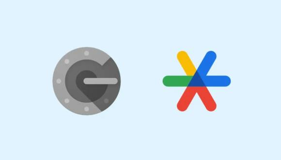 Links das alte, rechts das neue Icon des Google Authenticators 