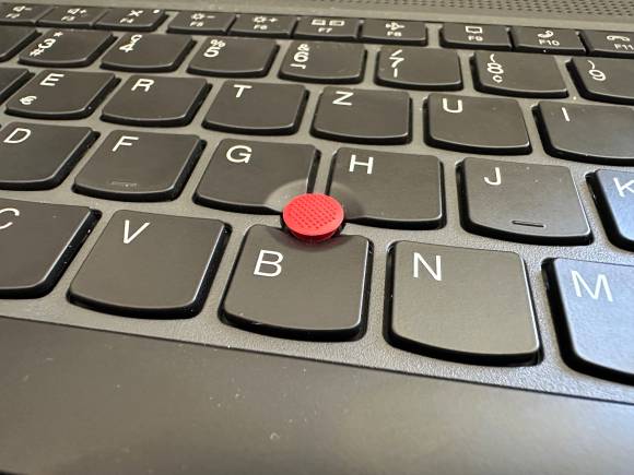 Nahaufnahme Trackpoint