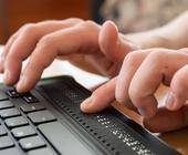 Tastatur für blinde Menschen