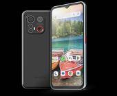 Vorder- und Rückseite des Emporia E6 Smartphones
