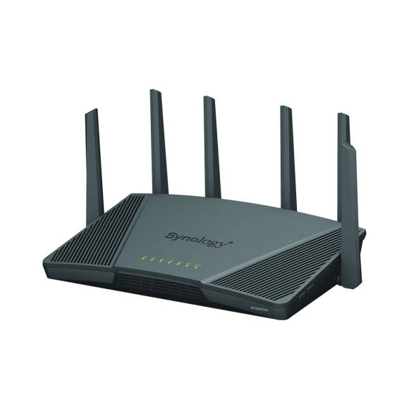 Ein Synology WiFi-Router in Schwarz