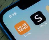 Temu, Shein und Amazon App