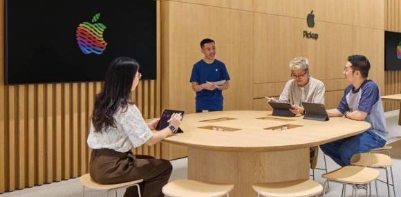 Freundliches Einkaufserlebnis: Apples Strategie soll auch in China, wie hier im neuen MixC-Shenzhen-Store, umgesetzt werden. 