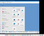 Screenshot zeigt eine virtuelle Windows 10 Maschine auf einem Windows-11-Desktop