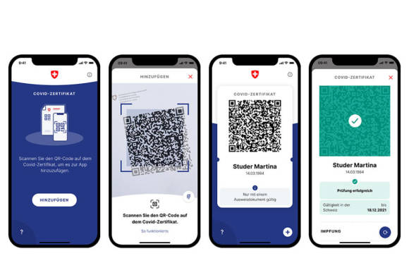 Covid-Zertifikate-App 