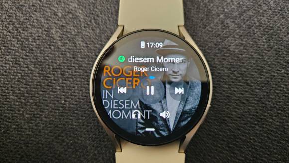 Die Musiksteuerung der Galaxy Watch6