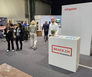 Der Brack-Stand auf der Messe