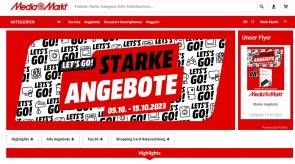 Screenshot der Angebote-Seite von Media-Markt 