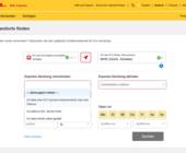 Die Webseite von DHL Express