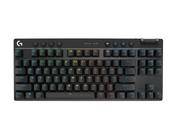 Die Gaming-Tastatur von Logitech, von oben betrachtet