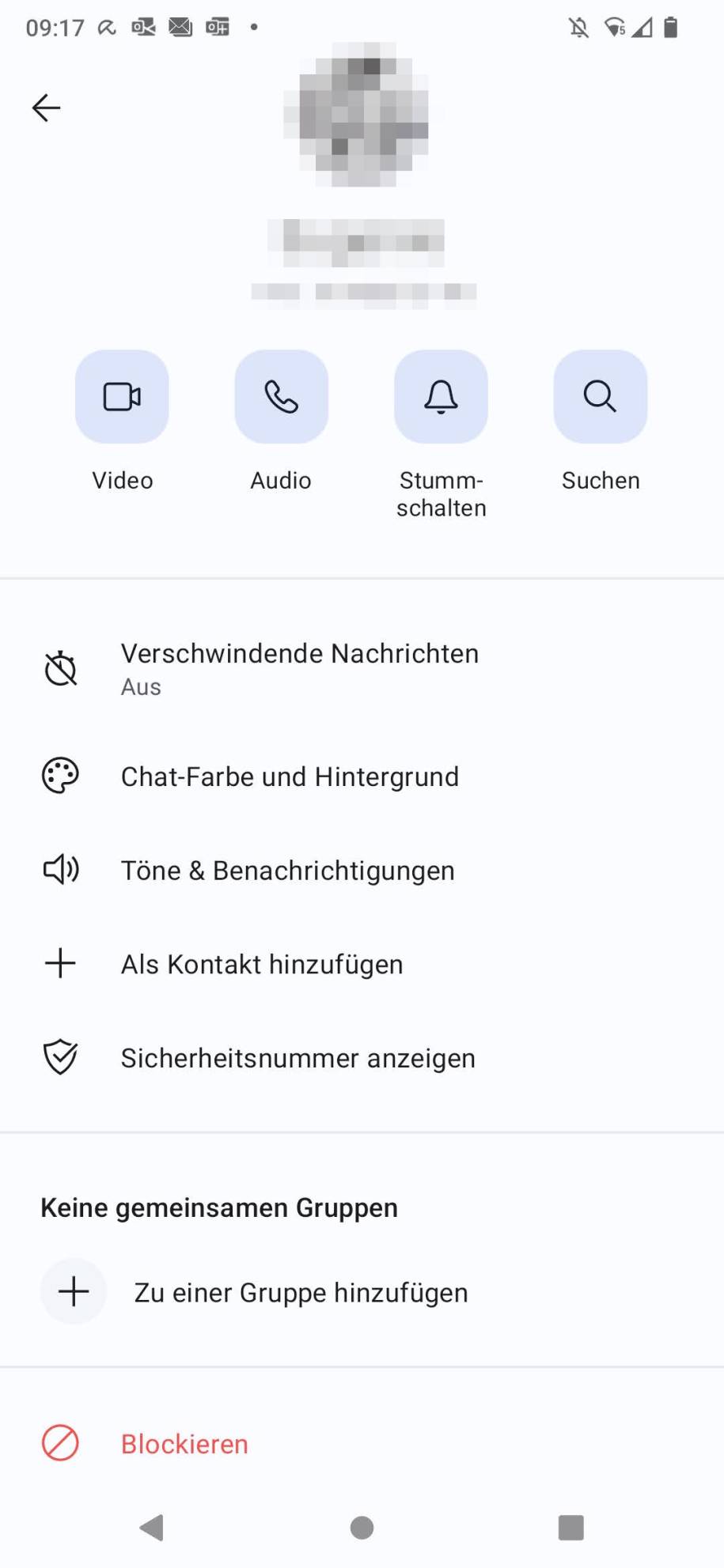 Signal Kontakte im Messenger löschen onlinepc.ch