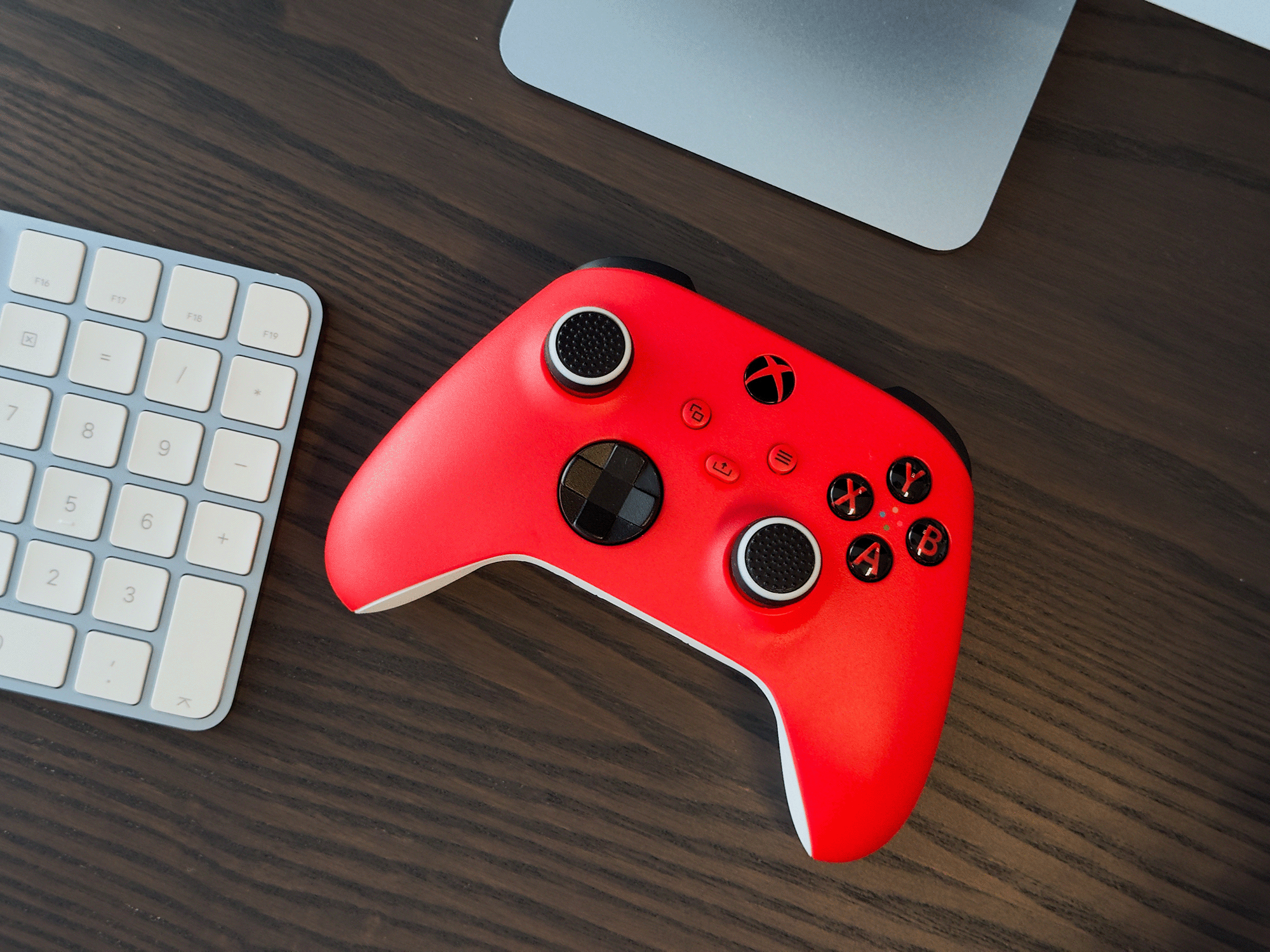 Roter Controller für die Xbox