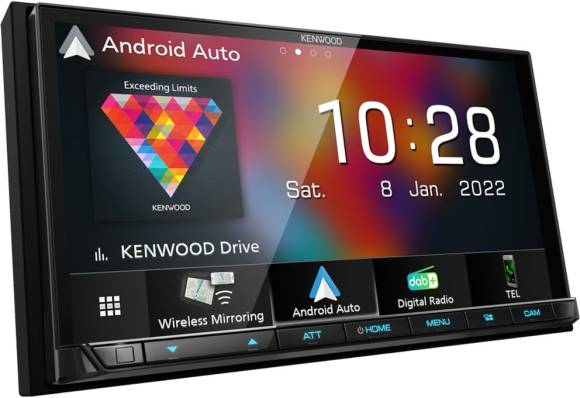 Der Kenwood DMX-8021DABS kostet ca. 730 Franken und unterstützt Wireless CarPlay