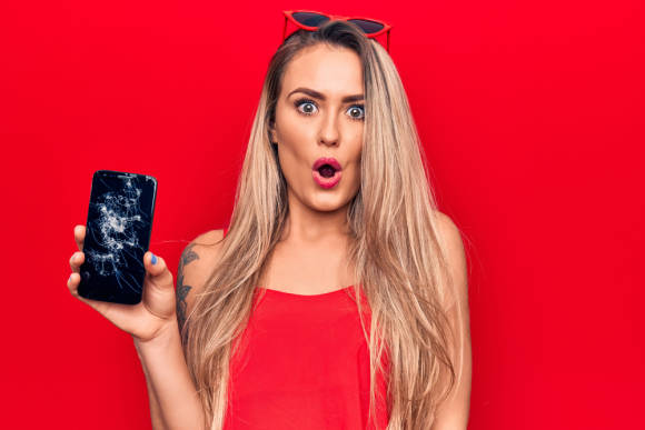 Defektes Smartphone 