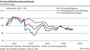 ifo geschaeftsklimaindex 2025 februar 