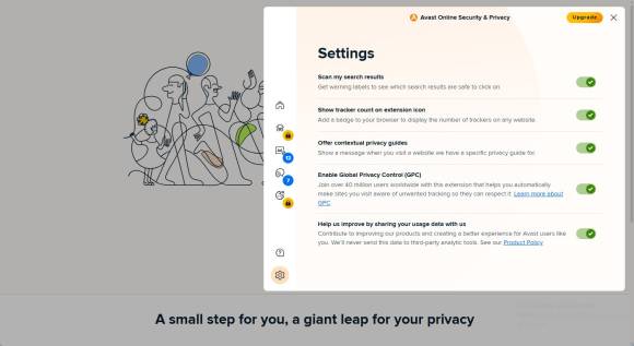 Bild 4: Die Erweiterung Avast Online Security schützt Sie beim Surfen gegen Phishing und blockiert gefährliche Webseiten