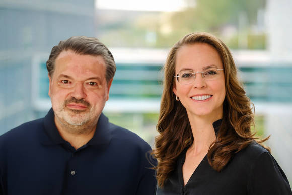 Andreas Schlegel und Christine Knackfuß-Nikolic  