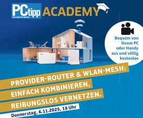 Kostenloses PCtipp-Webinar mit dem mehrfachen PCtipp-Testsieger FRITZ!