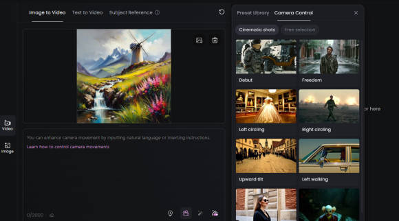 Bild 10: Hailou ermöglicht als Besonderheit komplexe Kamerafahrten